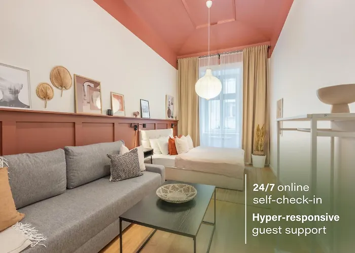 Lejlighed 2br - 1 - Elevator - Self Check-in Prag